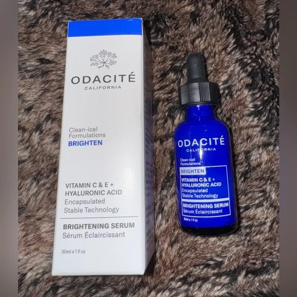 ODACITE Brightening Serum - Vitamin C & E & Hyaluronic Acid, NEW
